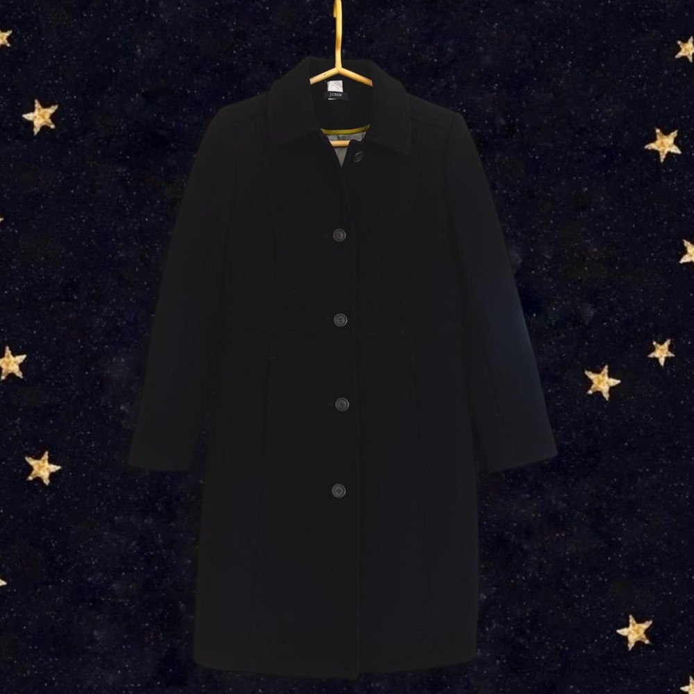 J.CREW Classic Lady Day Wool Coat
